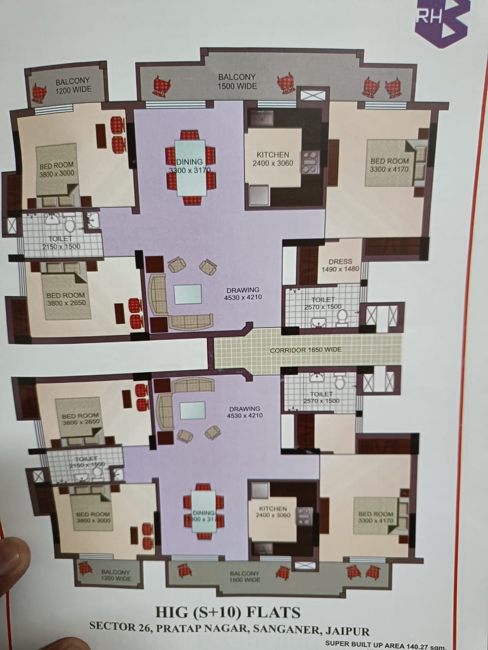 3 BHK Flat for Sale in Pratap Nagar Jaipur-Pratap Nagar-Jaipur