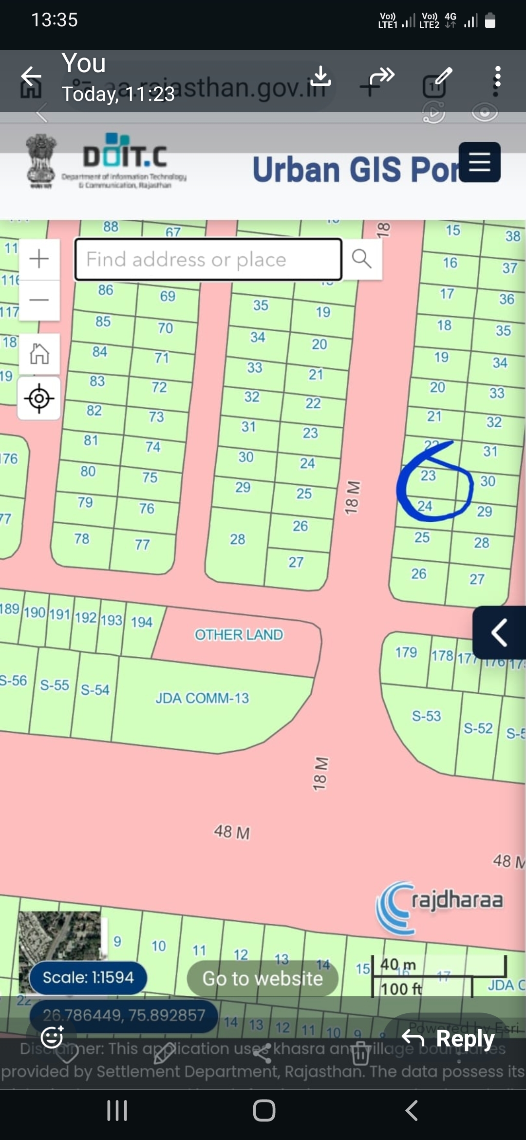 JDA Approved scheme clear Title-Jagatpura-Jaipur